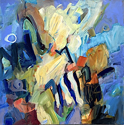 Crescendo. Acrylic on canvas, 36