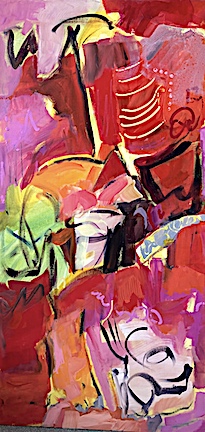 Energy Wave. Acrylic on canvas, 60