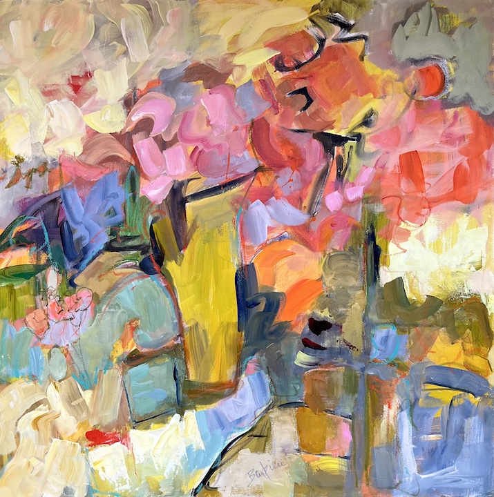 Sun and Rain, Acrylic on canvas, 36