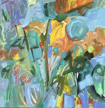 Tropicalparadise, Acrylic on canvas, 24